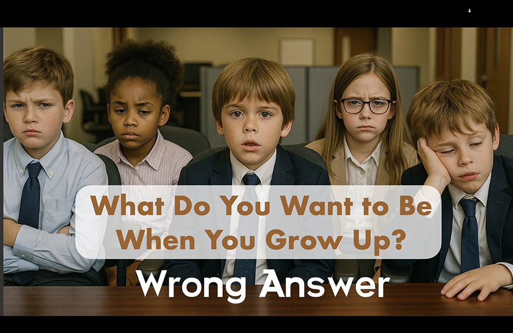 What Do you want to be keynote cover What Do you want to be keynote cover